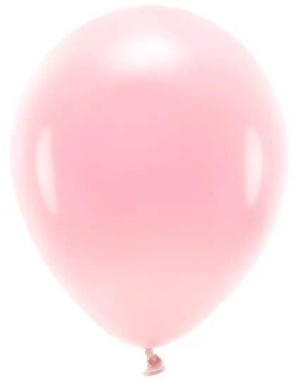 100 palloncini rosa pastello ecologici 30cm