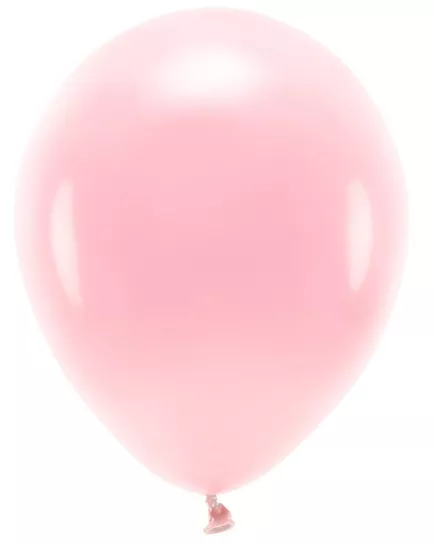 100 palloncini rosa pastello ecologici 30cm