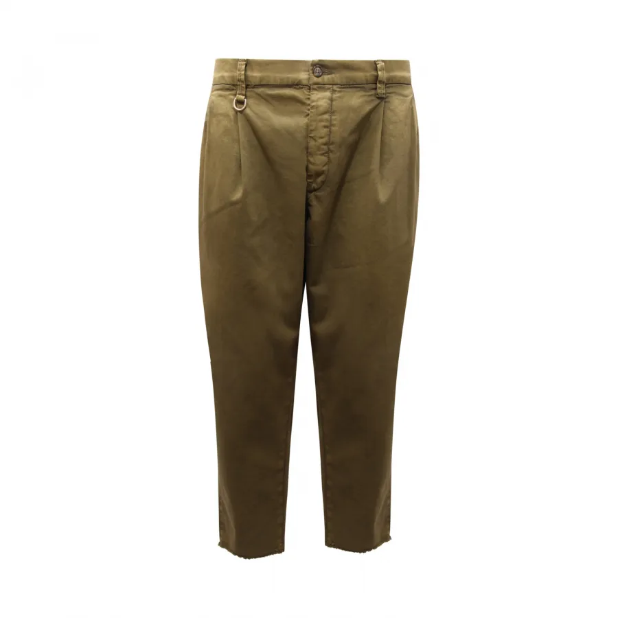 1183AV PANTALONE UOMO PAOLO PECORA MAN PANTS DELAVÈ GREEN