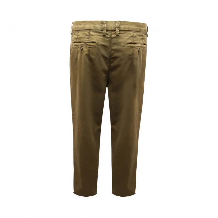 1183AV PANTALONE UOMO PAOLO PECORA MAN PANTS DELAVÈ GREEN