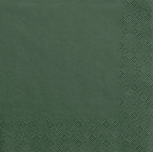 20 tovaglioli verde scuro