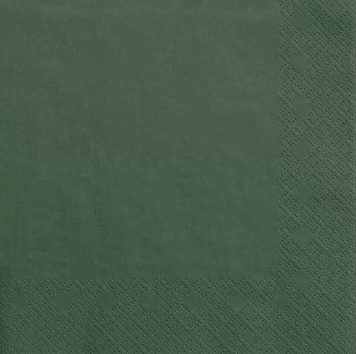 20 tovaglioli verde scuro