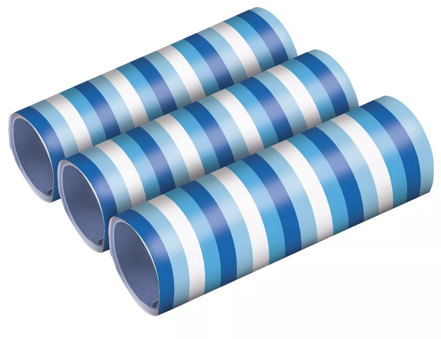 3 stelle filanti blu lucido 4m