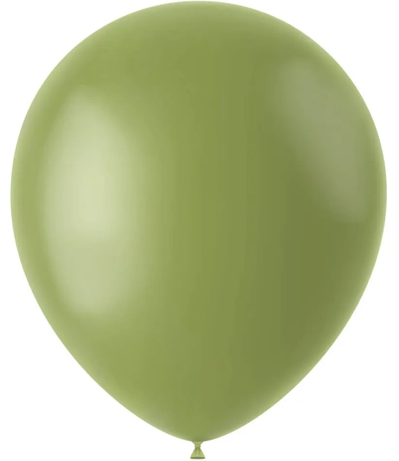 50 Palloncini Nobili Verde Oliva 33cm