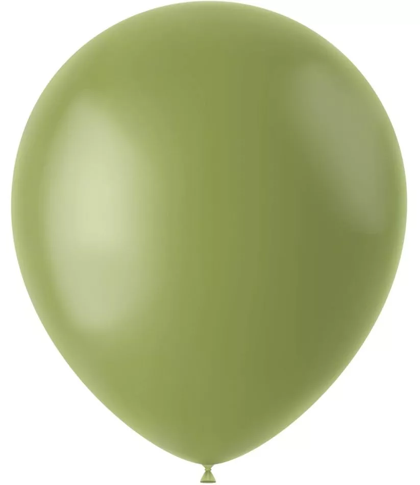 50 Palloncini Nobili Verde Oliva 33cm