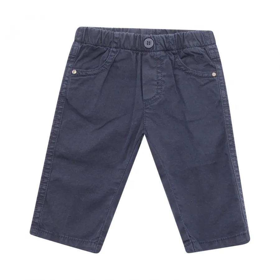 8464AP pantalone bimbo IL GUFO boy kids trousers blue