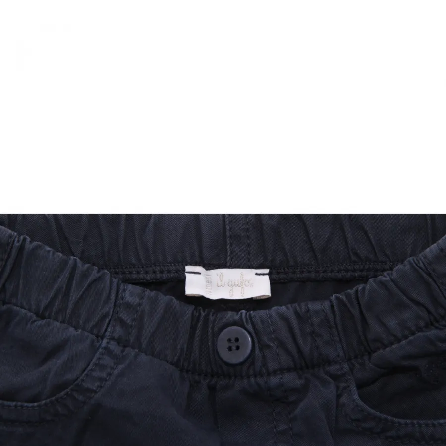 8464AP pantalone bimbo IL GUFO boy kids trousers blue