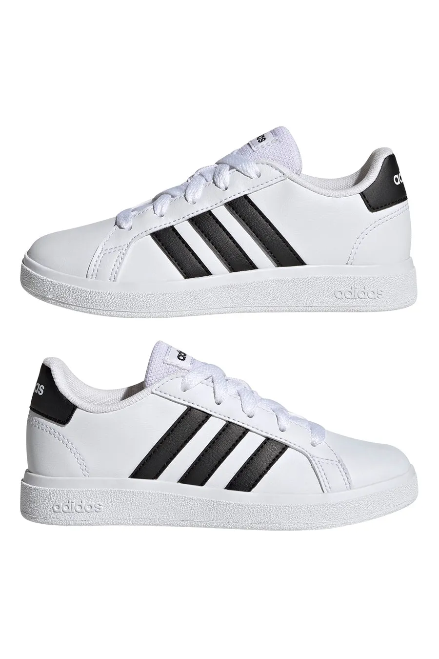   ADIDAS Sneakers Bianche e Nere Adidas Grand Court 2.0 K