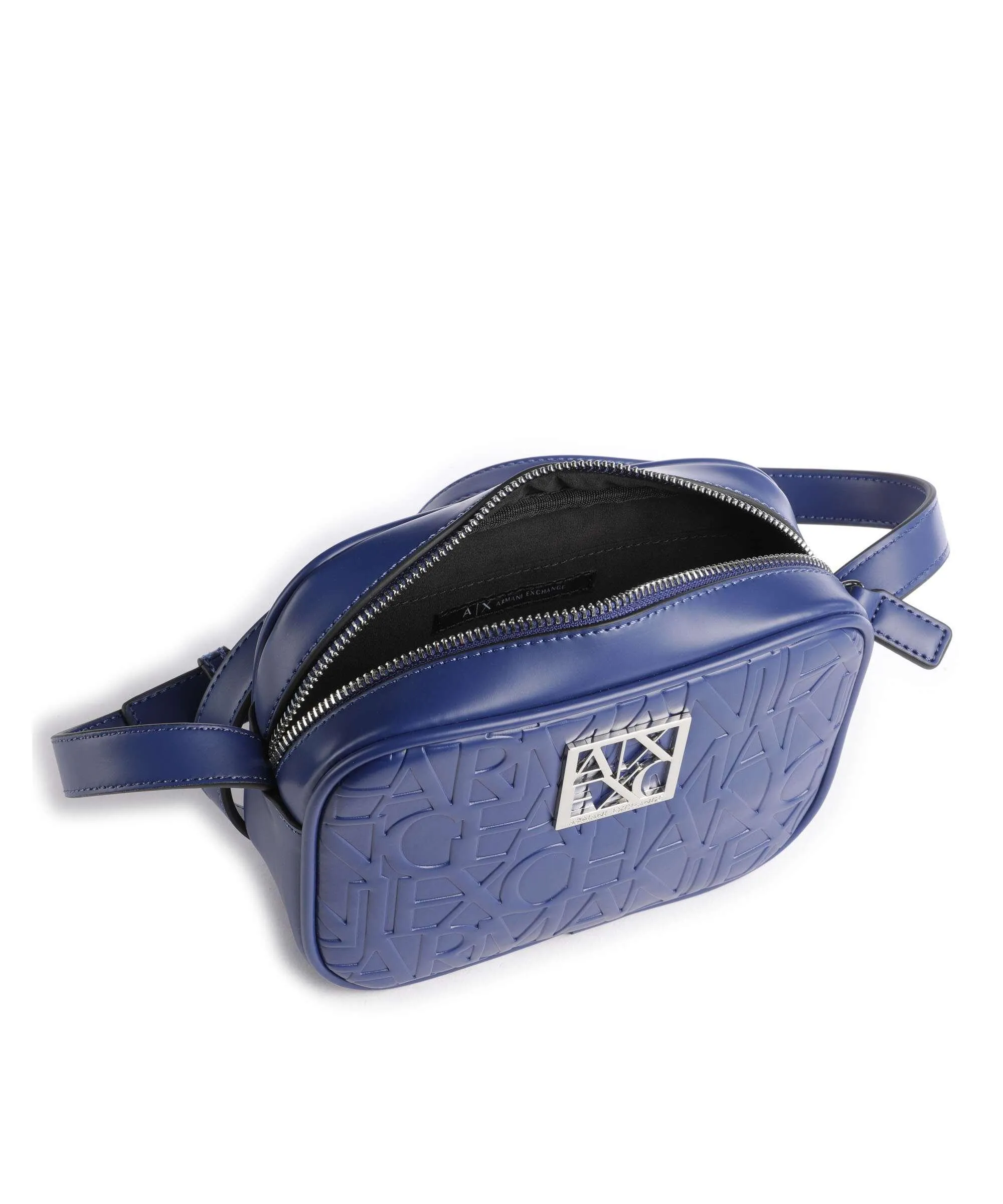  Armani Exchange Borsa a tracolla pelle sintetica blu  