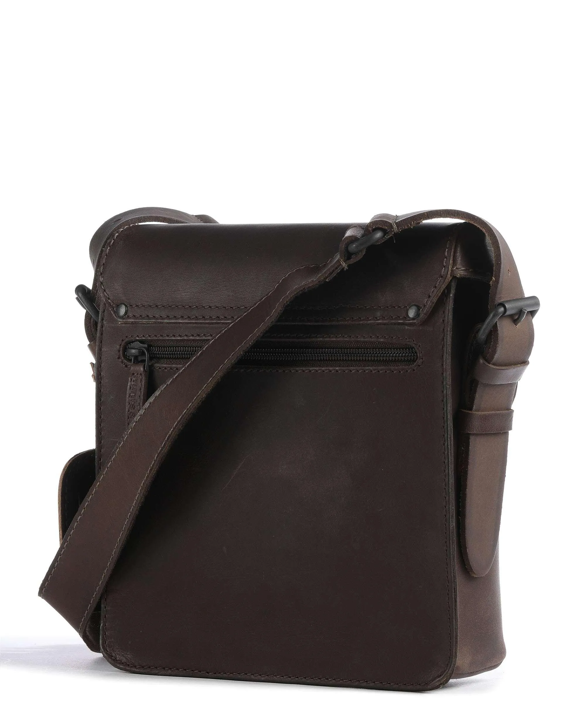  Aunts & Uncles Good Old Friends Lucky Loser Borsa a tracolla pelle di bufalo marrone scuro  