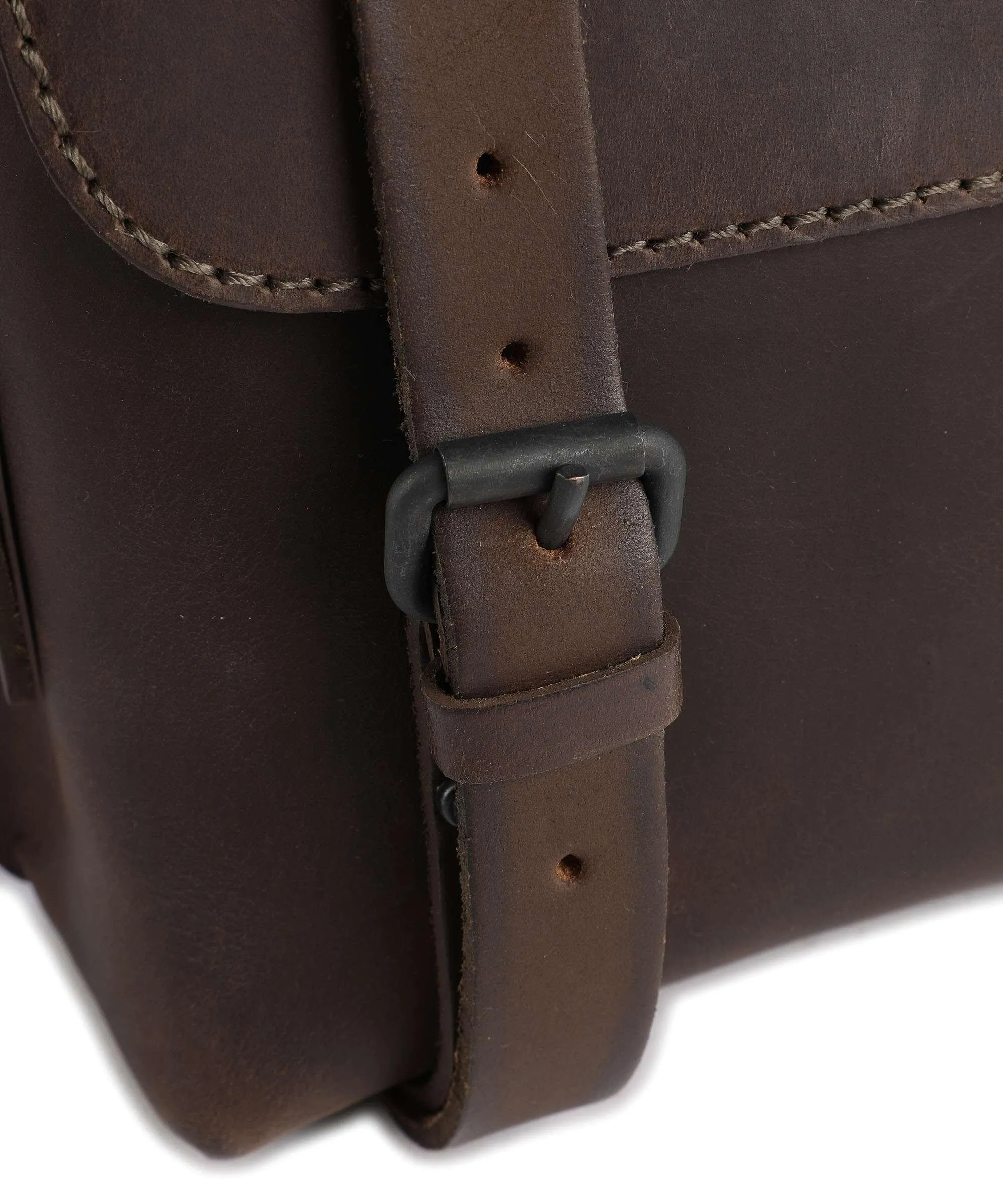  Aunts & Uncles Good Old Friends Lucky Loser Borsa a tracolla pelle di bufalo marrone scuro  