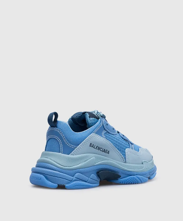 Balenciaga Scarpe da ginnastica Triple S di colore celeste 654251W2FW4