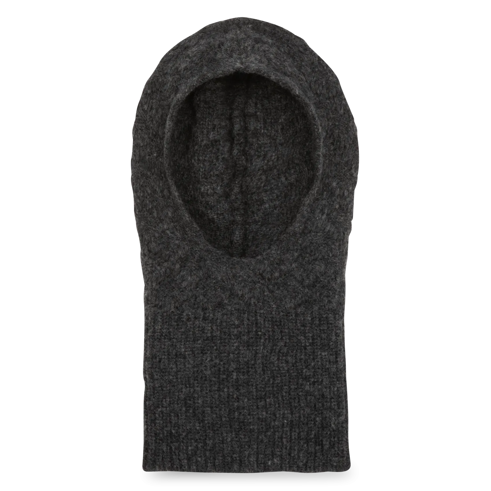  BECKSONDERGAARD   CABLE - Cappuccio in maglia a coste in misto lana | Grigio