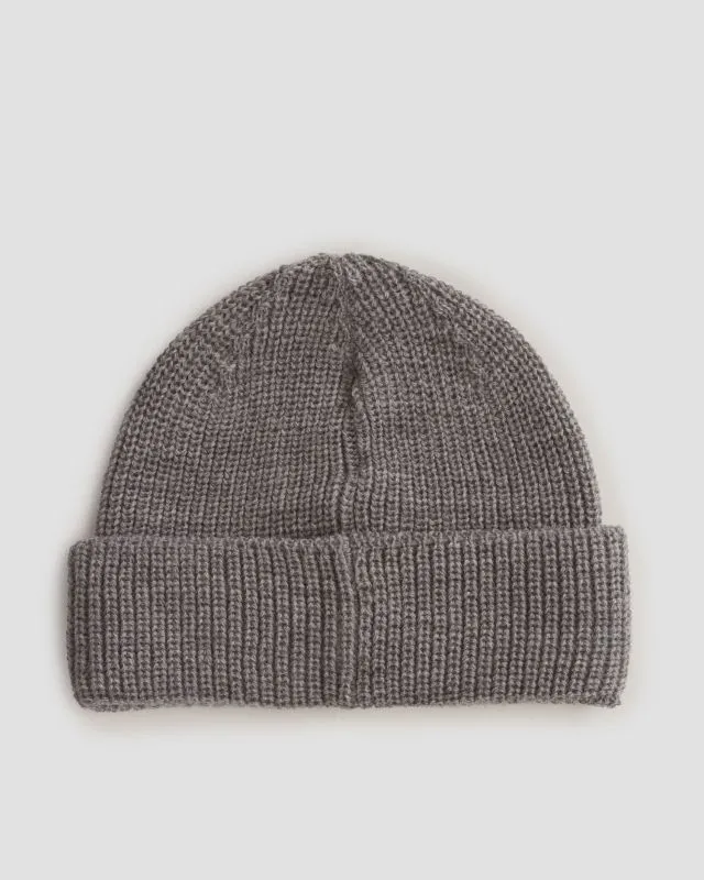 Berretto grigio in lana unisex We Norwegians Kvitfjell