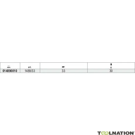 Beta 014890010 1489/33-Tassello per volani a 33 denti