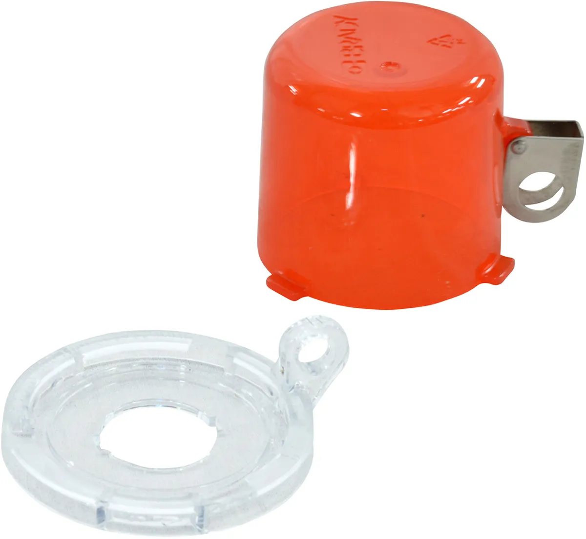 Blocco di sicurezza con pulsante Brady in Policarbonato, acciaio INOX, grillo da 22mm