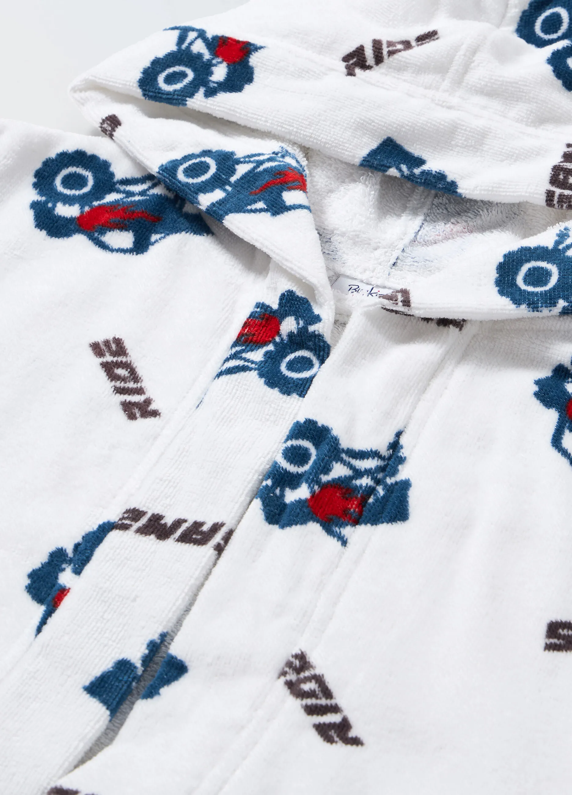 BLUKIDS  Accappatoio in velours di puro cotone bambino