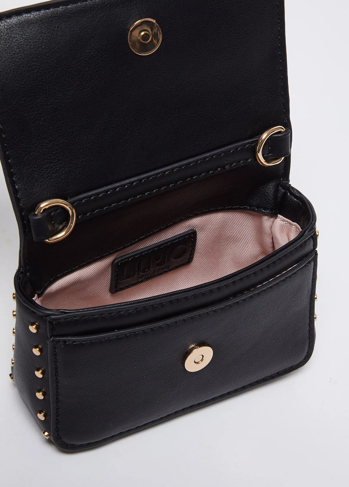 Borsa a tracolla con borchie