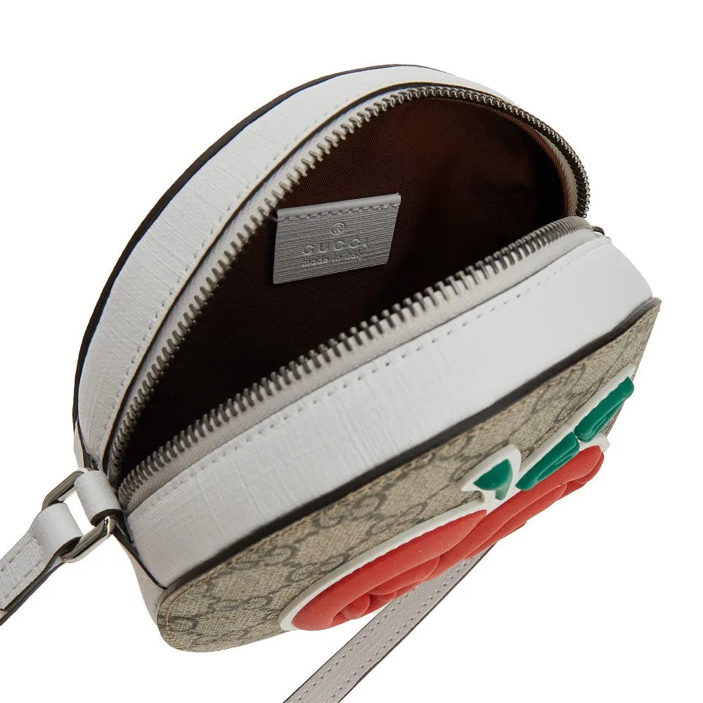 Borsa a tracolla con patch logo