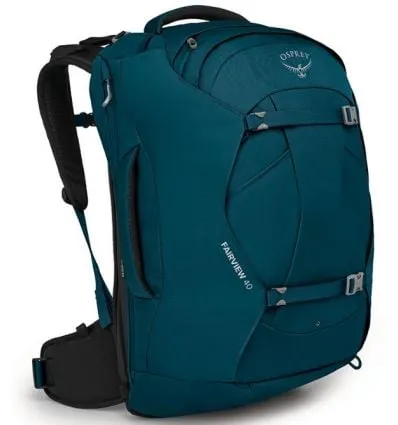 Borsa da viaggio Osprey Fairview 40 (Night Jungle Blue) Donna