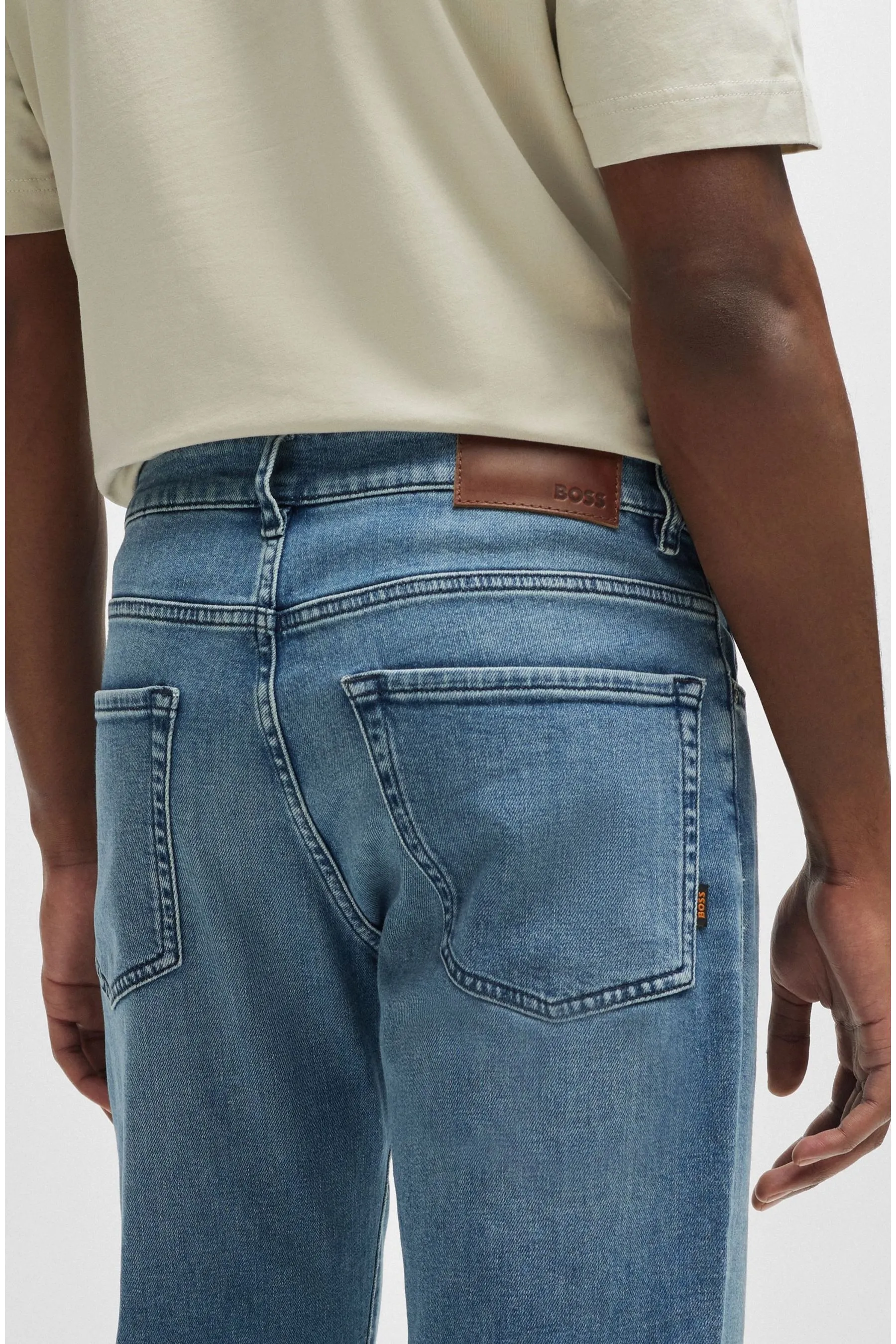 BOSS regular  - Denim Jeans elasticizzata comoda in fondo    