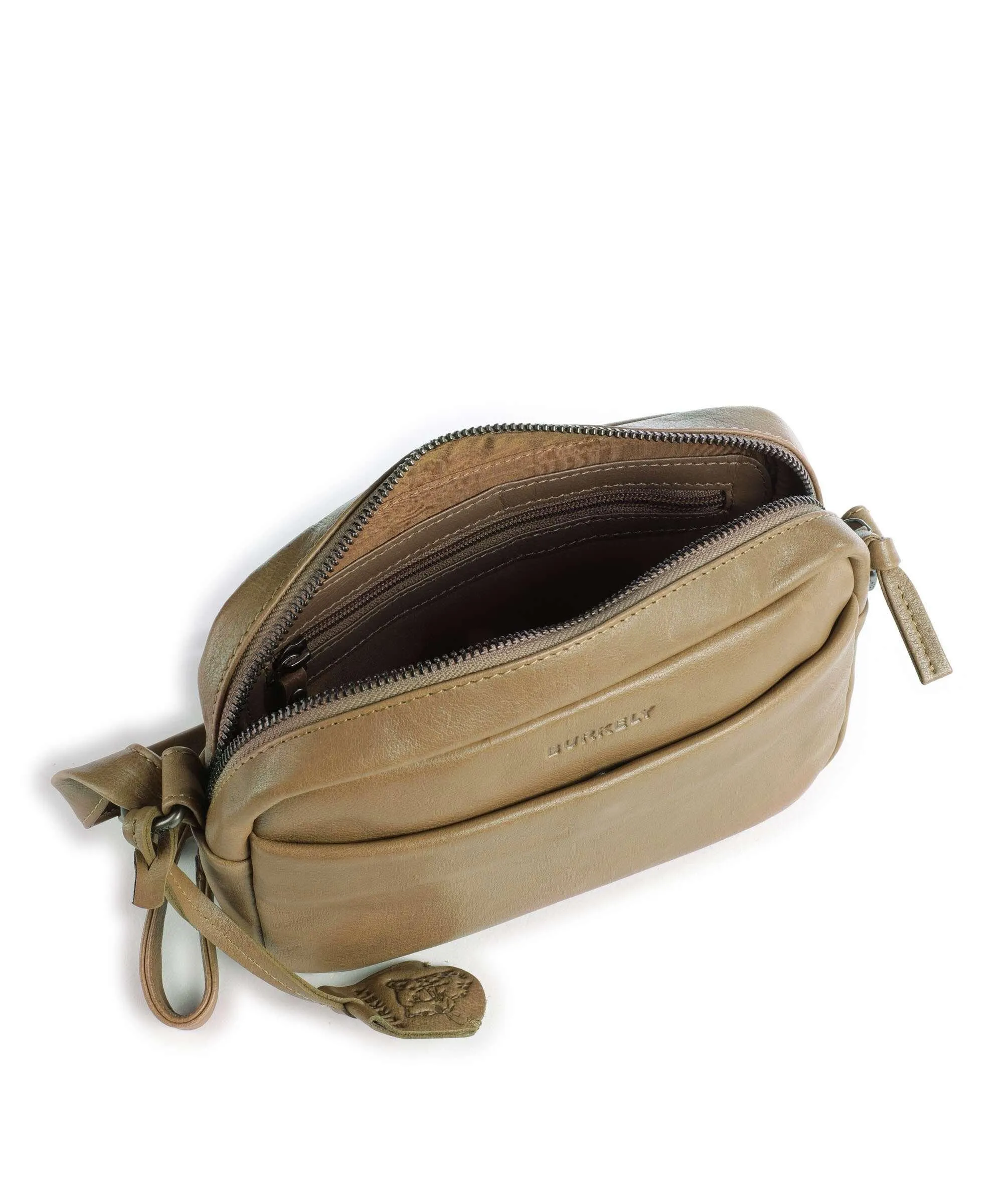  Burkely Just Jolie Borsa a tracolla pelle granulata cachi  