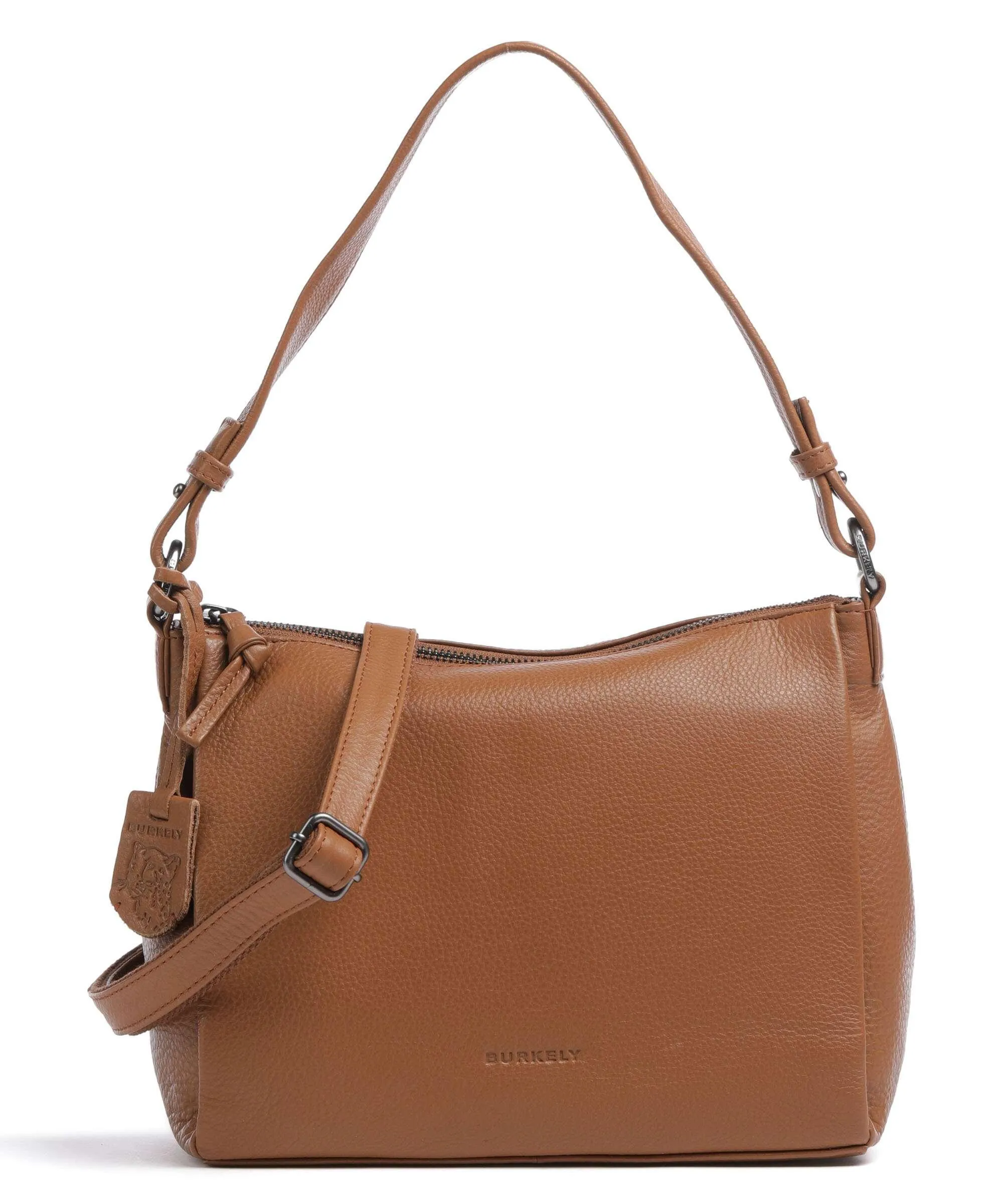  Burkely Lush Lucy Borsa hobo pelle granulata cognac  