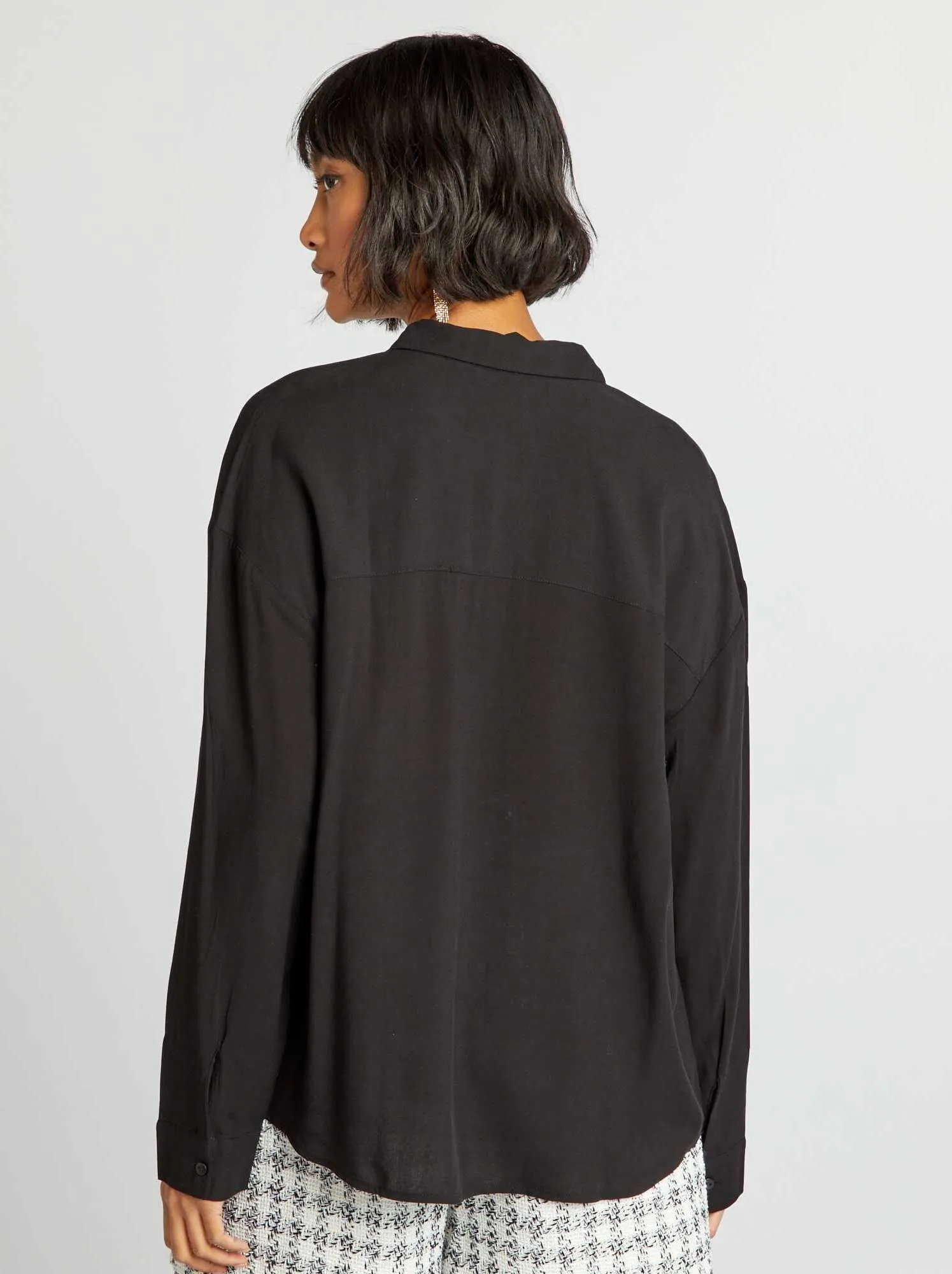 Camicetta classica - nero