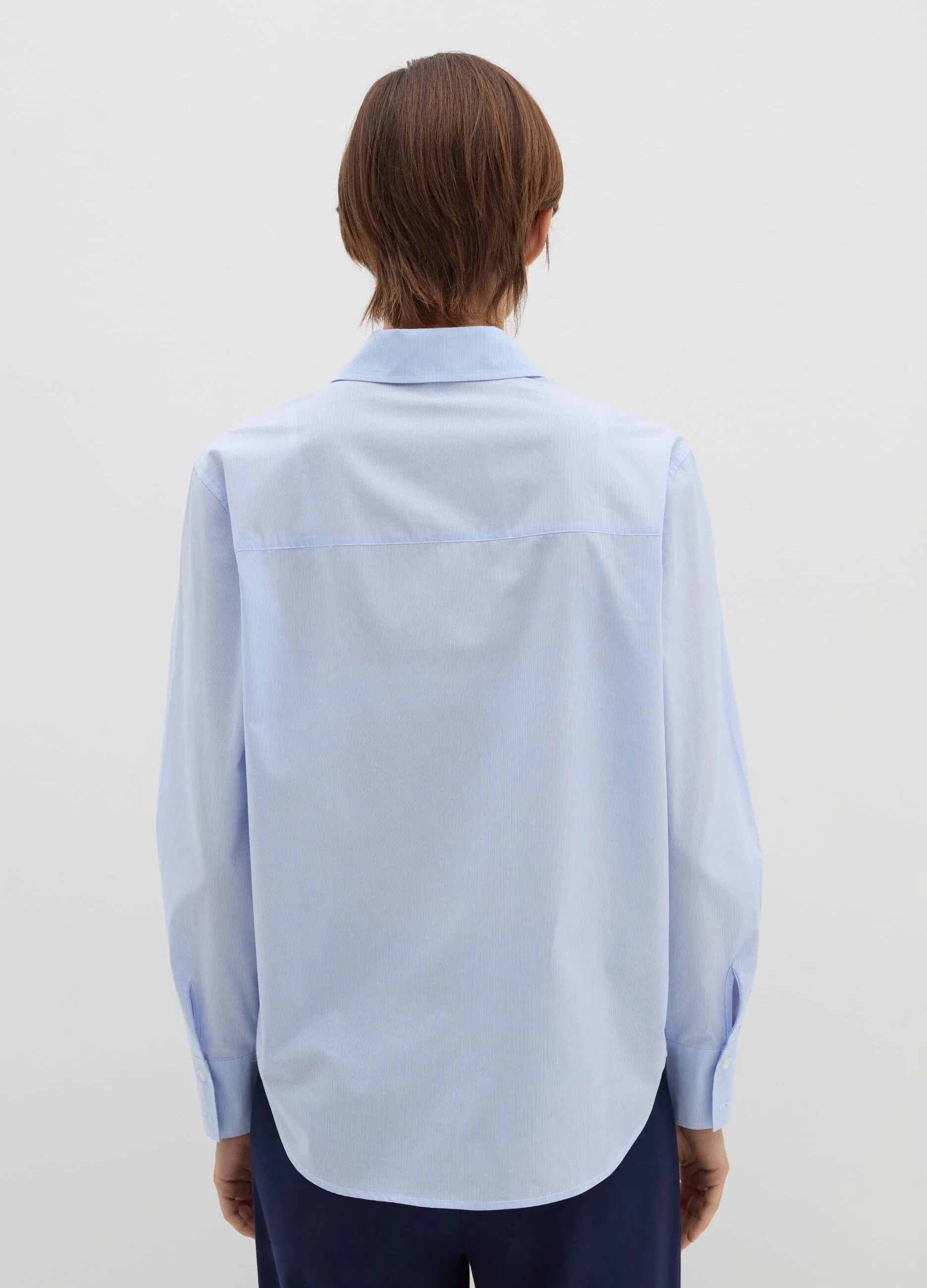 Camicia regular fit in popeline