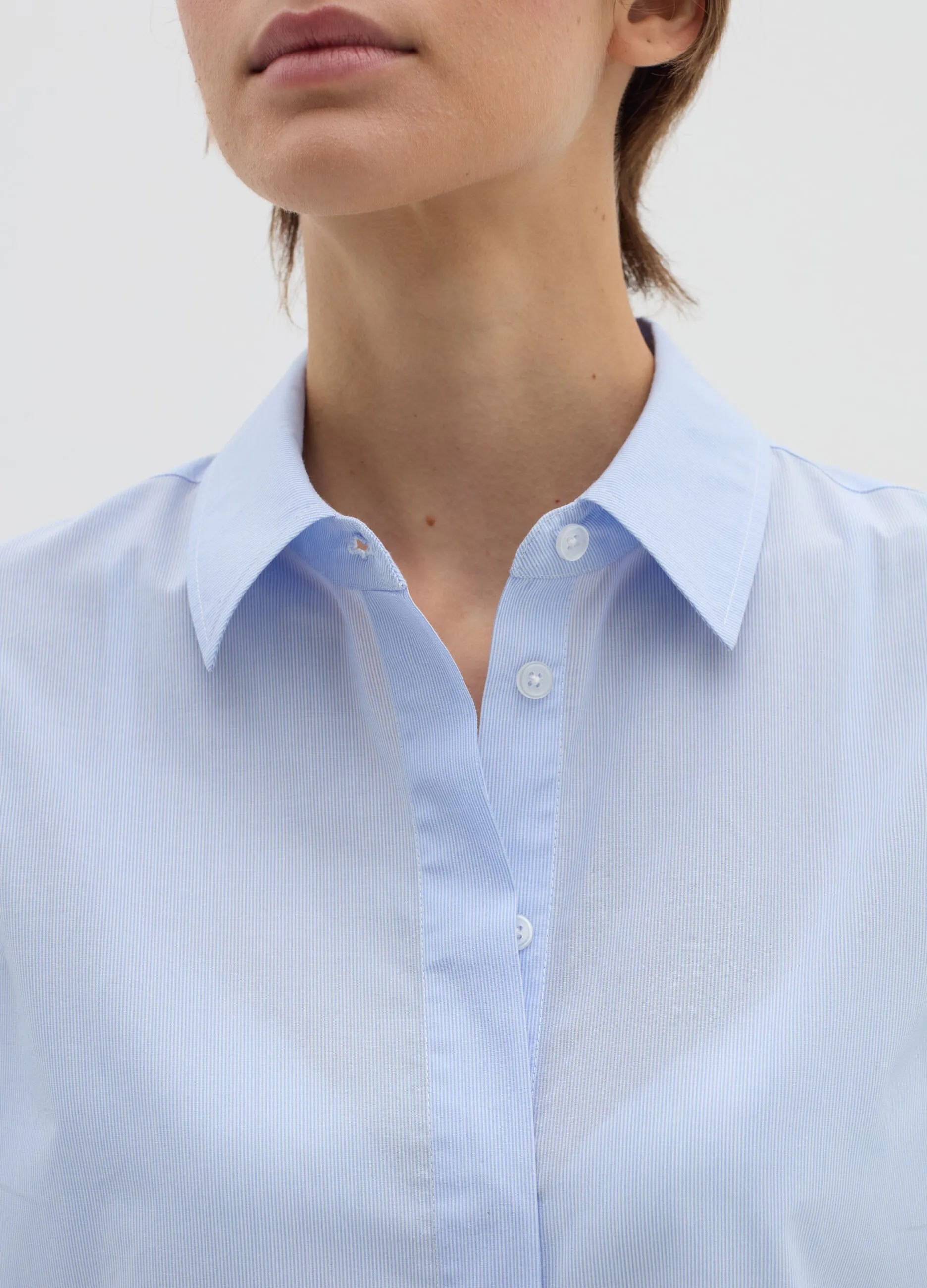 Camicia regular fit in popeline