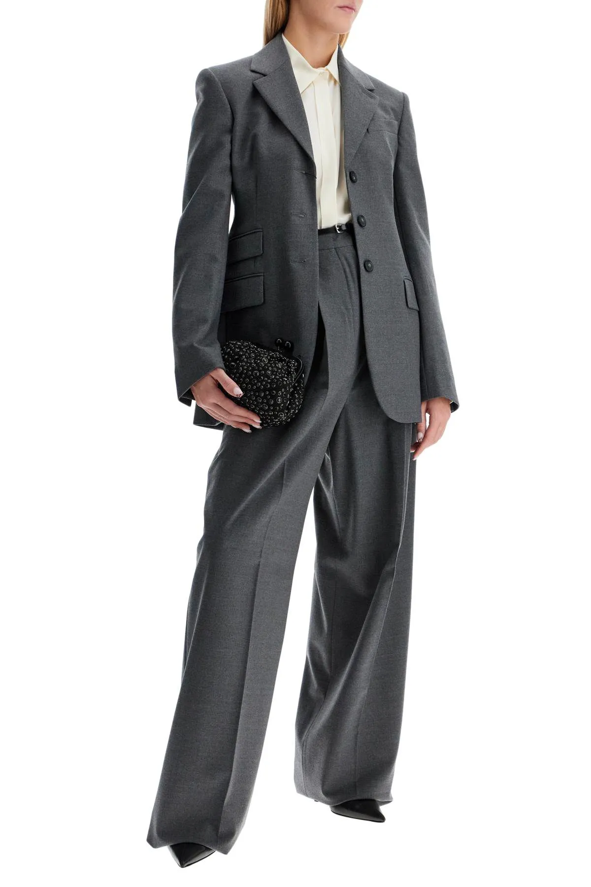 Camicia 'Tonale' in crepe de chine di seta