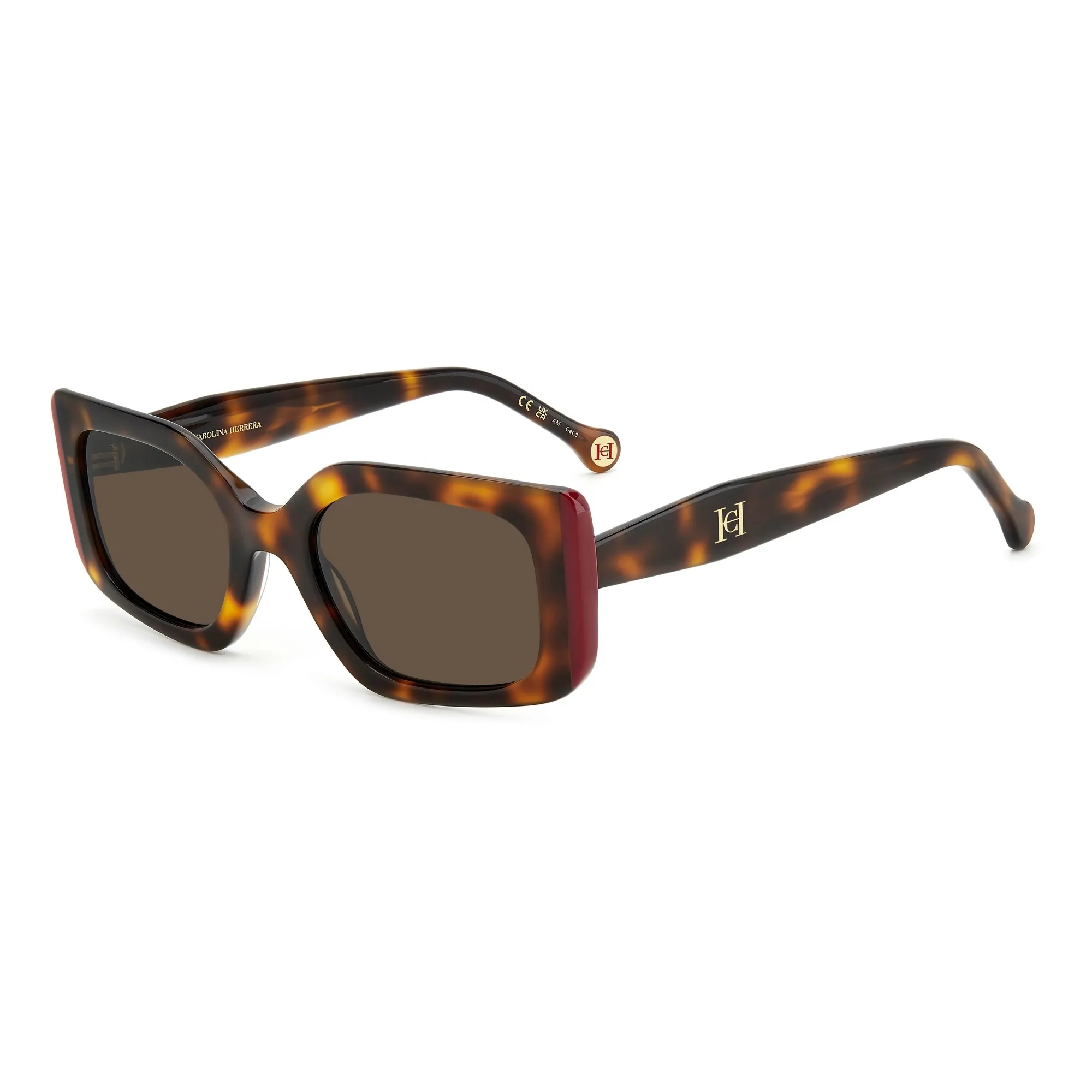   Carolina Herrera HER 0182/S - O63 70 Rosso Avana | Occhiale Da Sole Donna 