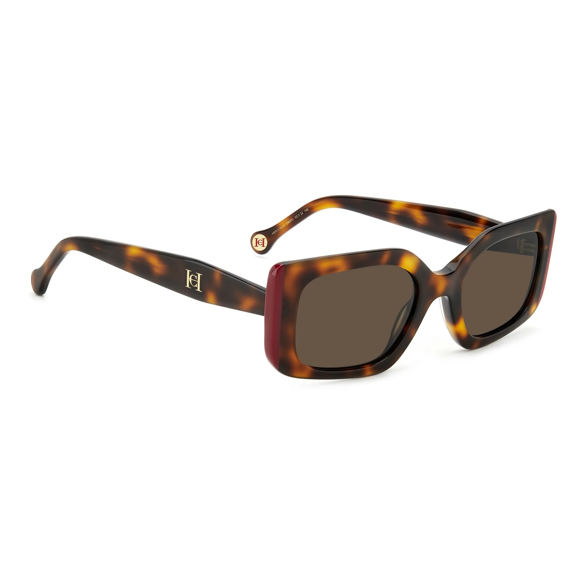   Carolina Herrera HER 0182/S - O63 70 Rosso Avana | Occhiale Da Sole Donna 