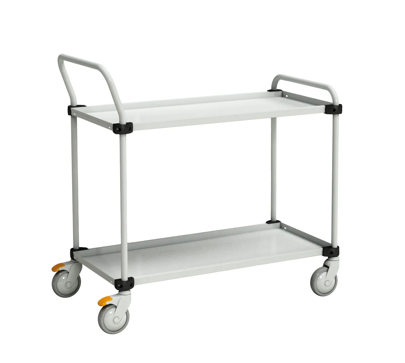 Carrello Treston in Acciaio, 2 ripiani 890 x 530 x 1020mm, portata max 150kg