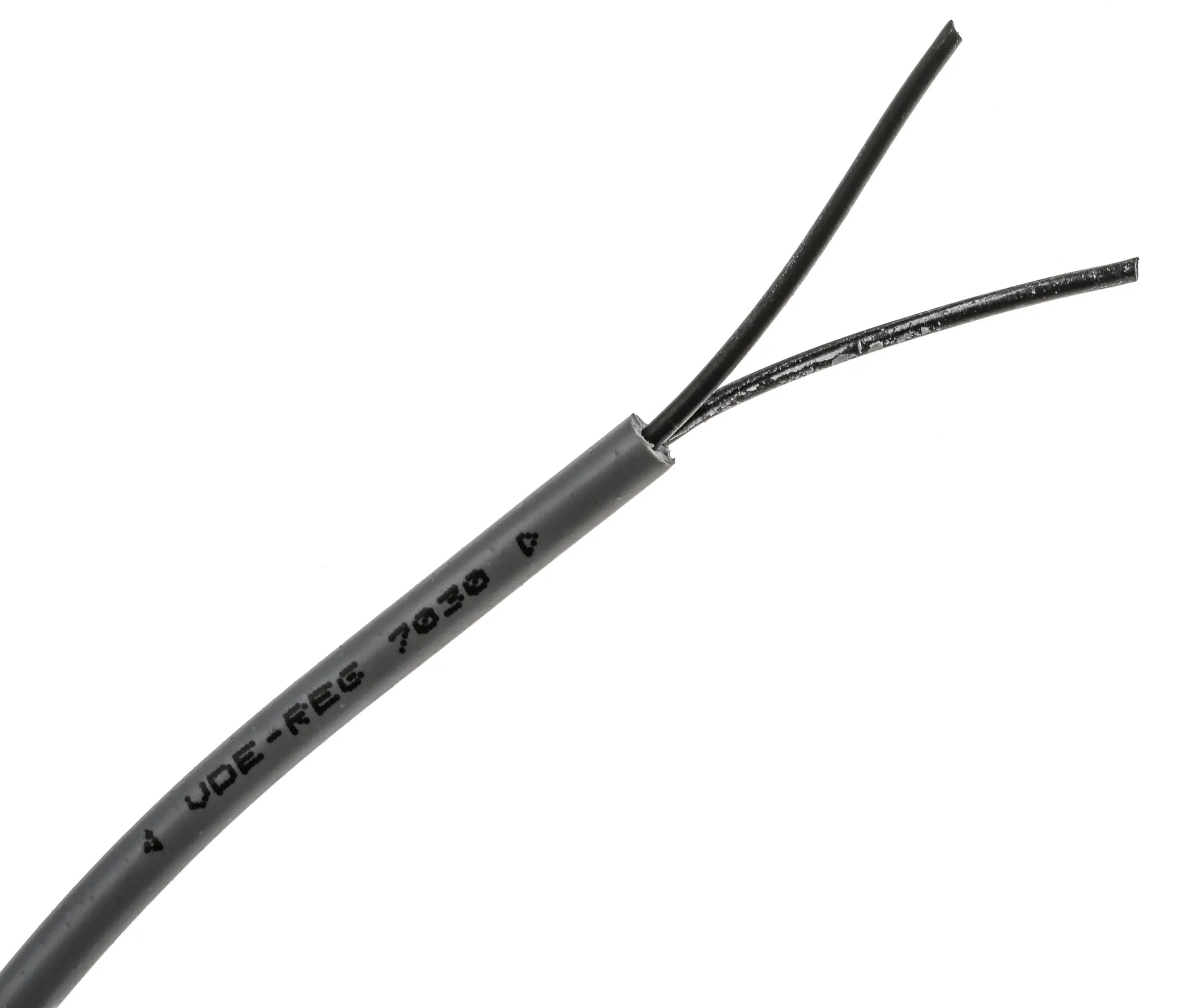 Cavo industriale multipolare non schermato a 2 cond. 0,75 mm², 18 AWG, 300/500 V, Ø5.4mm, L. 50m