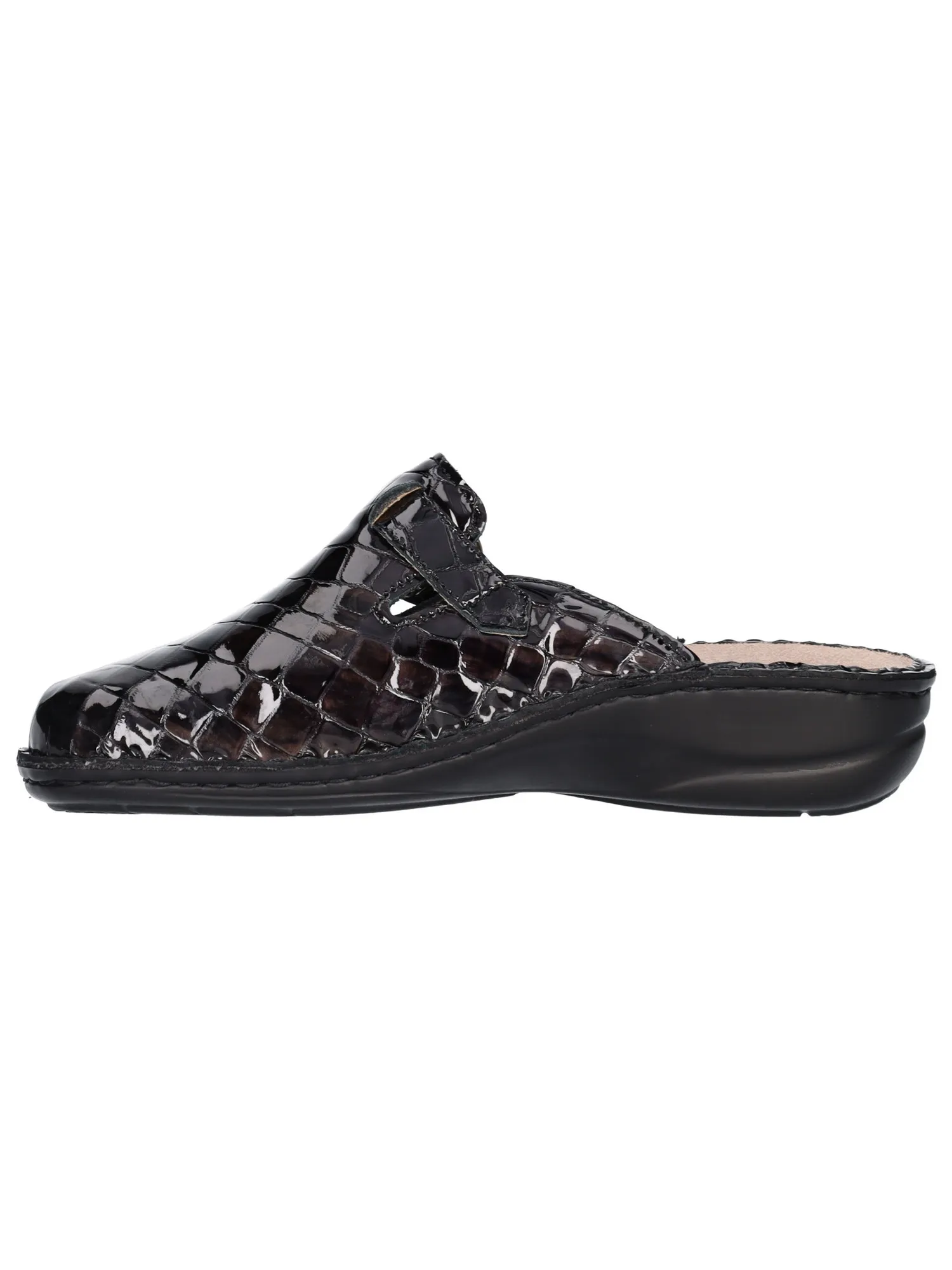Ciabatta zeppa bassa Grunland da donna nera