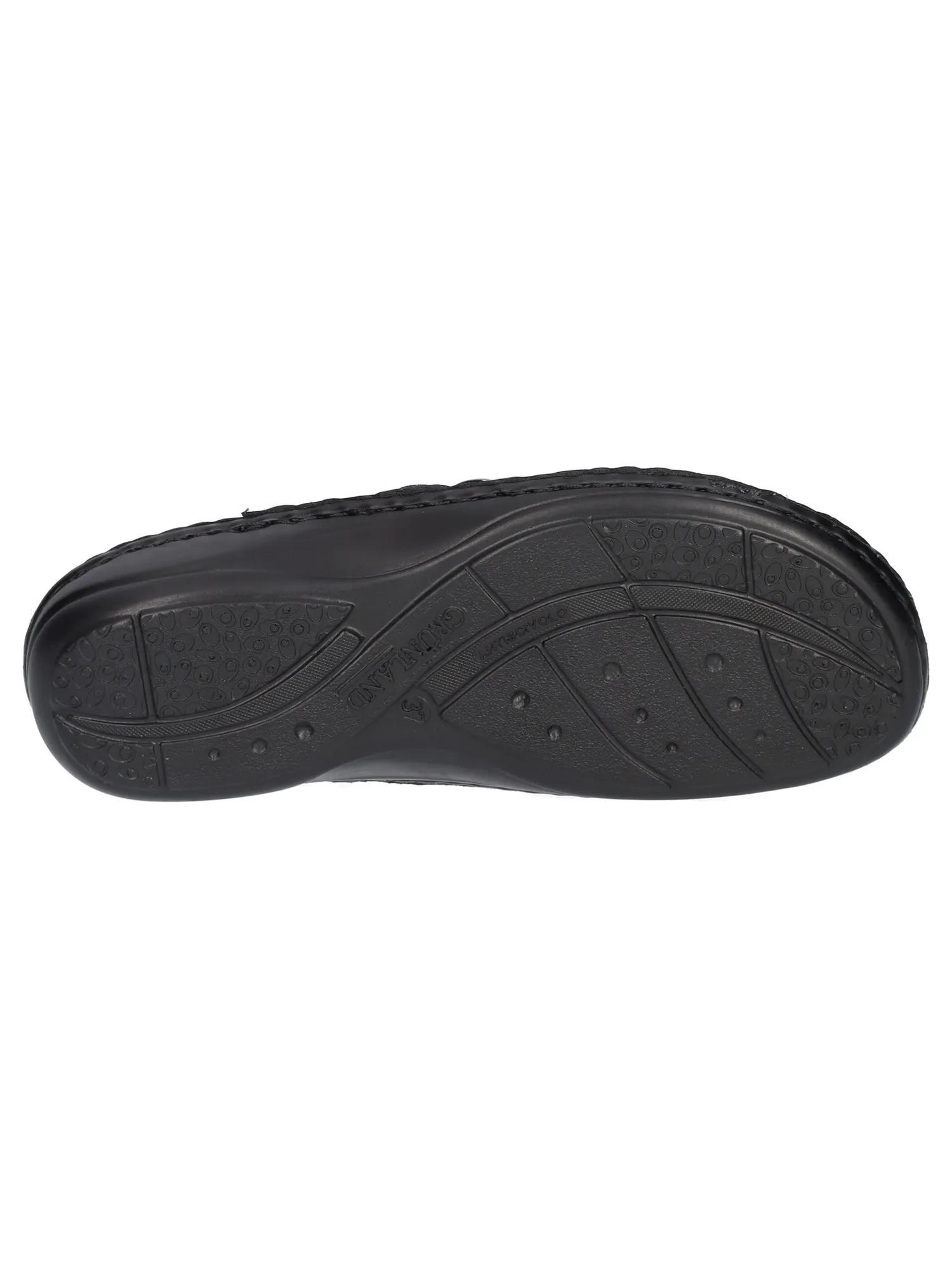 Ciabatta zeppa bassa Grunland da donna nera