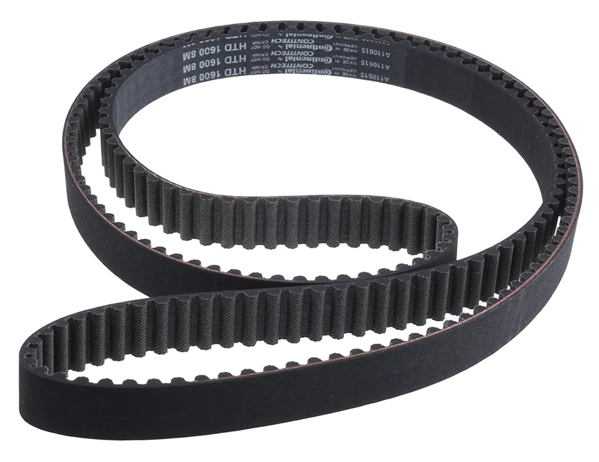 Cinghia sincrona Contitech, 200 denti da 3.4mm, passo 8mm, dimensioni 1600mm x 20mm, in Gomma