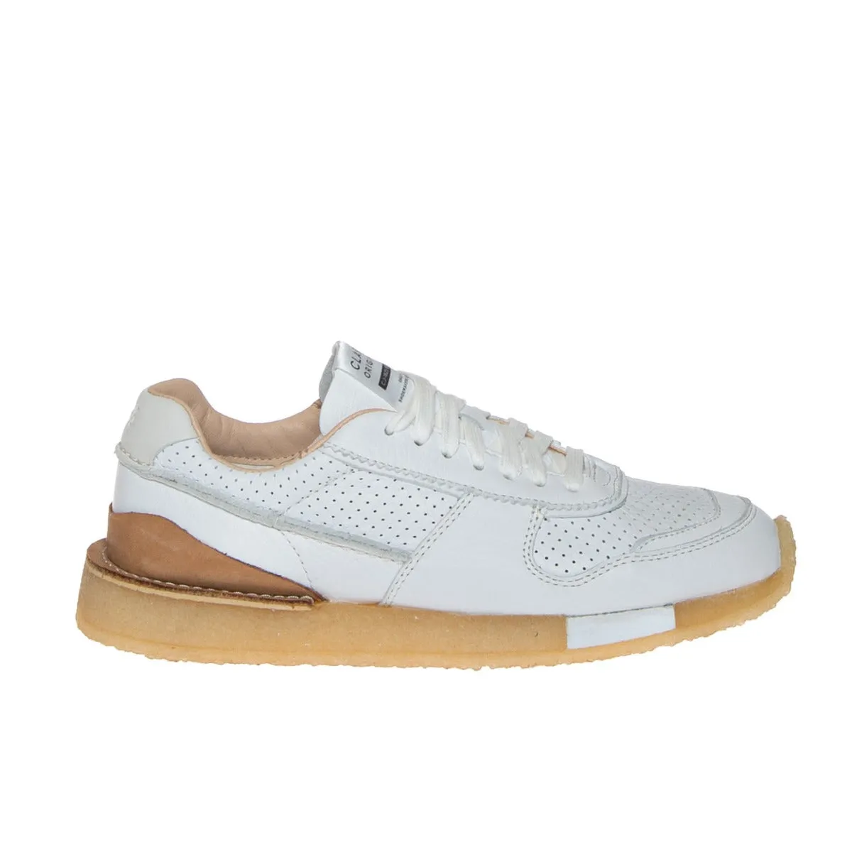 CLARKS TORRUN SNEAKERS DONNA WHITE LEATHER  