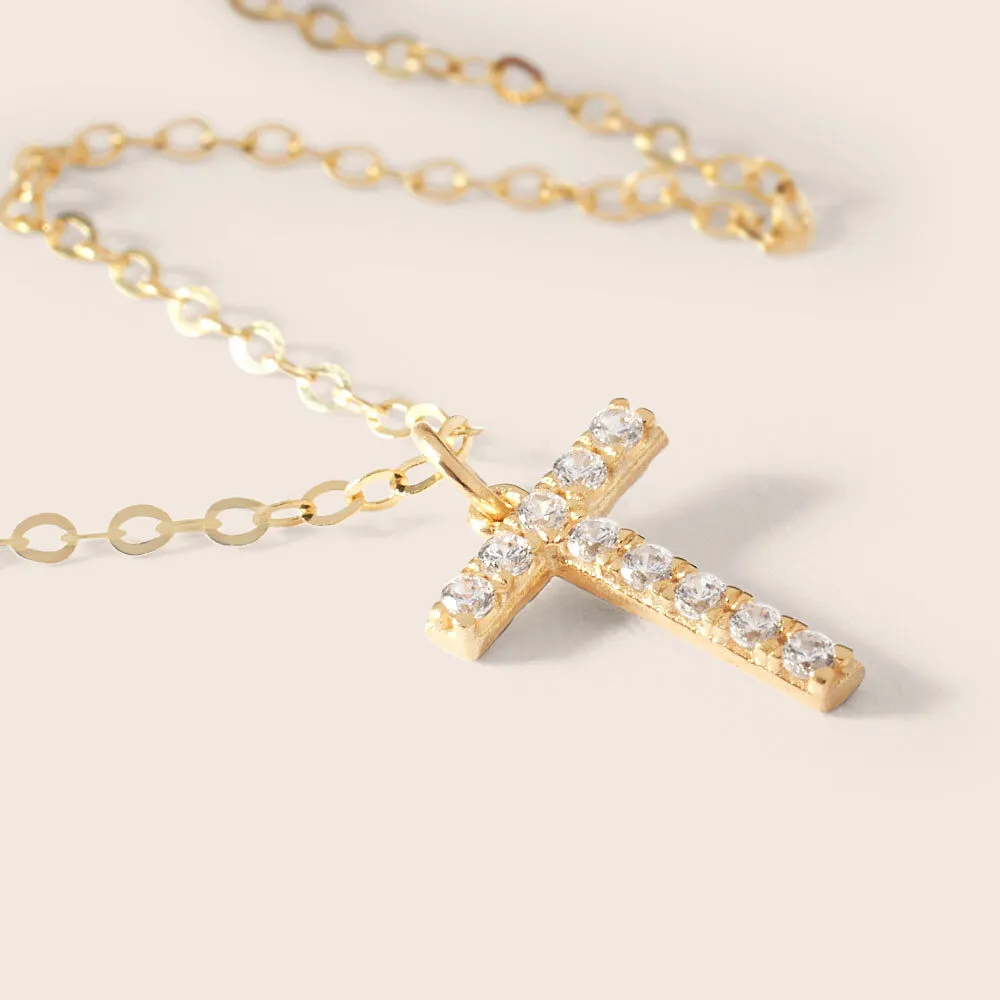 Collana Lettera T Claire Oro Giallo 375/1000 Maglia Rolo Cubic Zirconia Bianco 40 + 2 cm 1419321