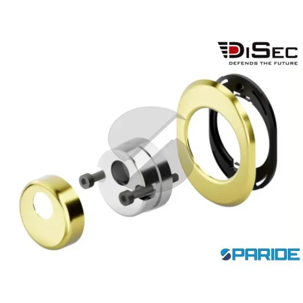 CONTRODEFENDER CD2000 DISEC I 38 MM OTTONE LUCIDO GHIERA FISSA