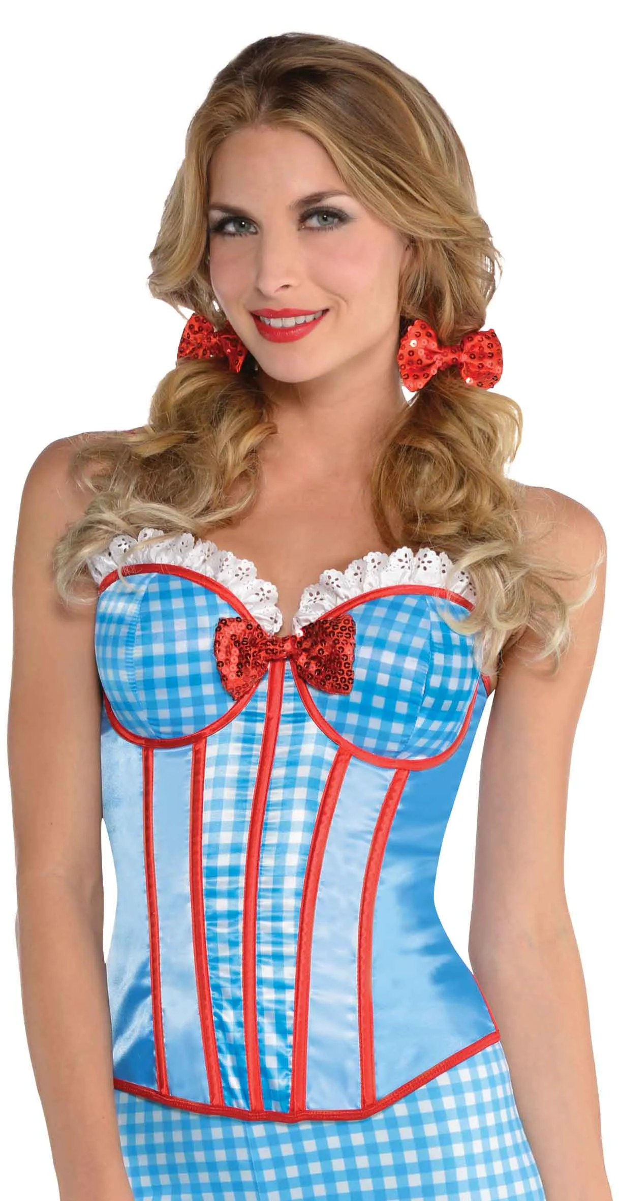 Corsetto a quadri per donna