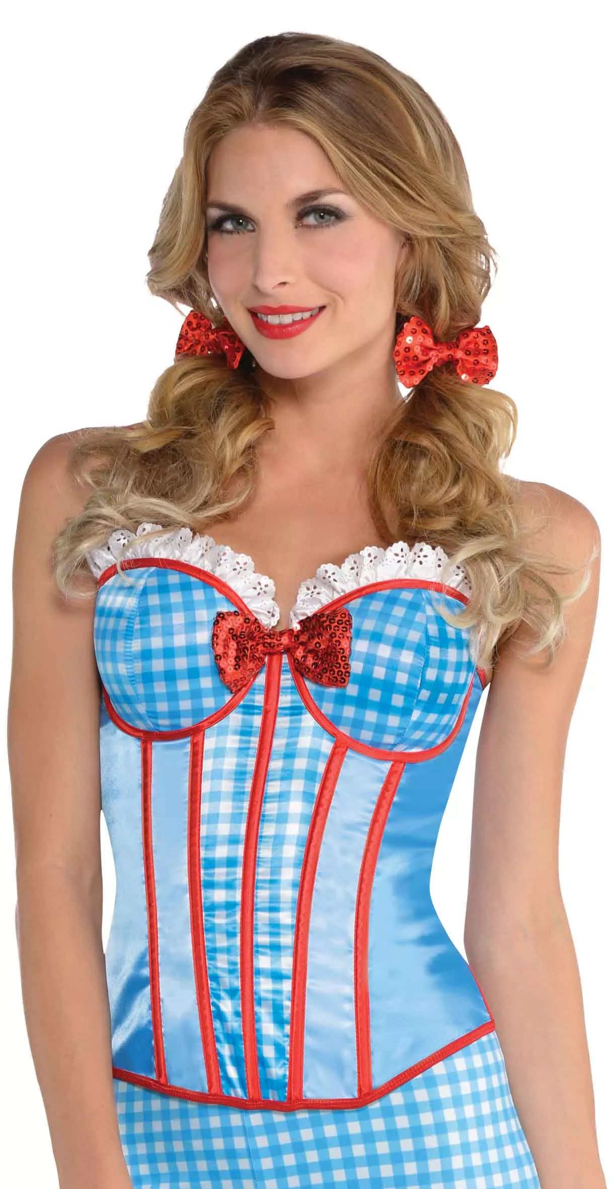 Corsetto a quadri per donna