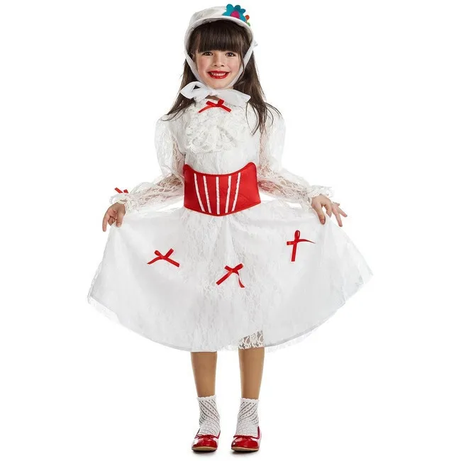 Costume da istitutrice con cappello per ragazze