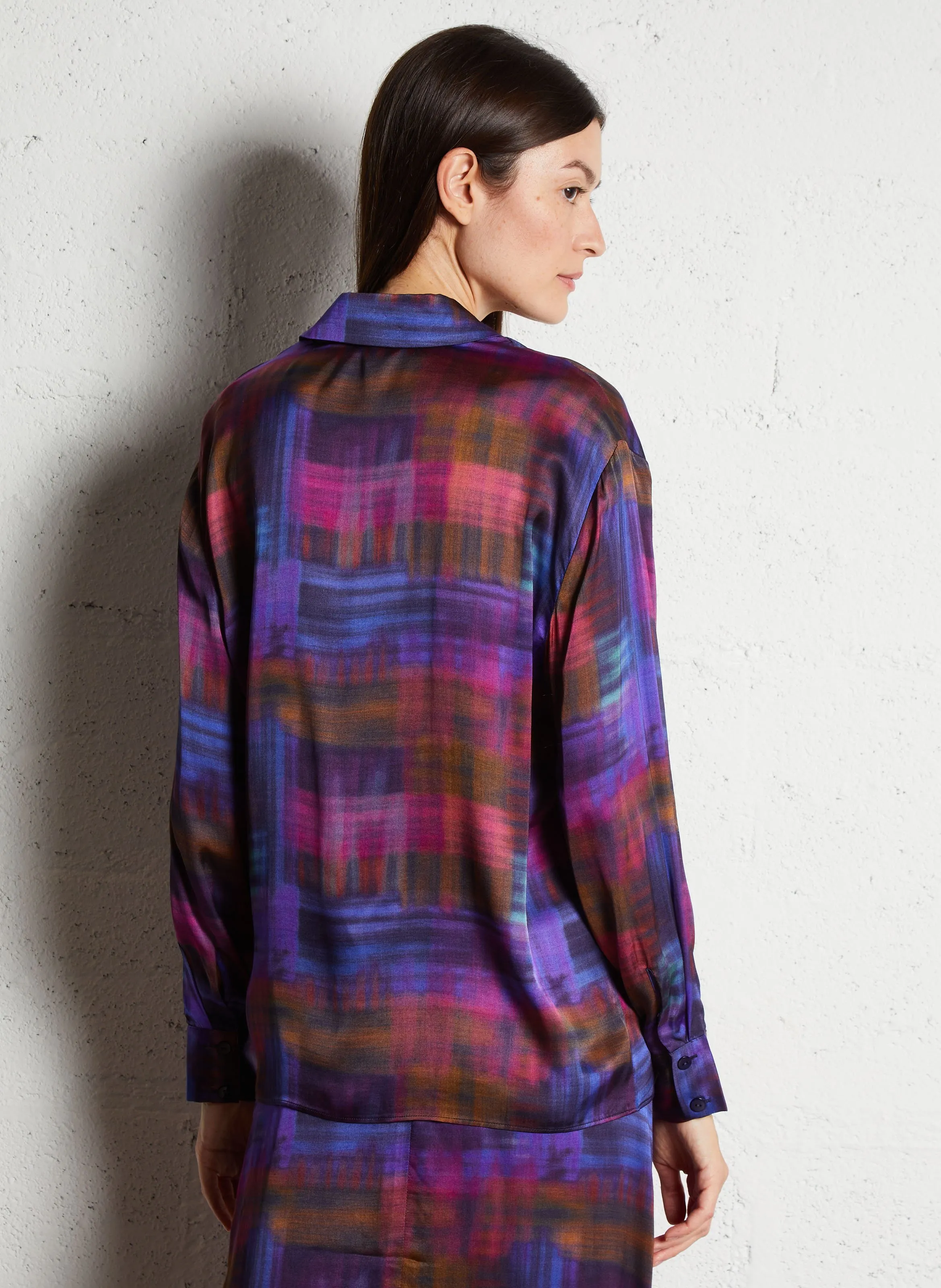  DES PETITS HAUTS   EVAN - Camicia colletto classico | Multicolore