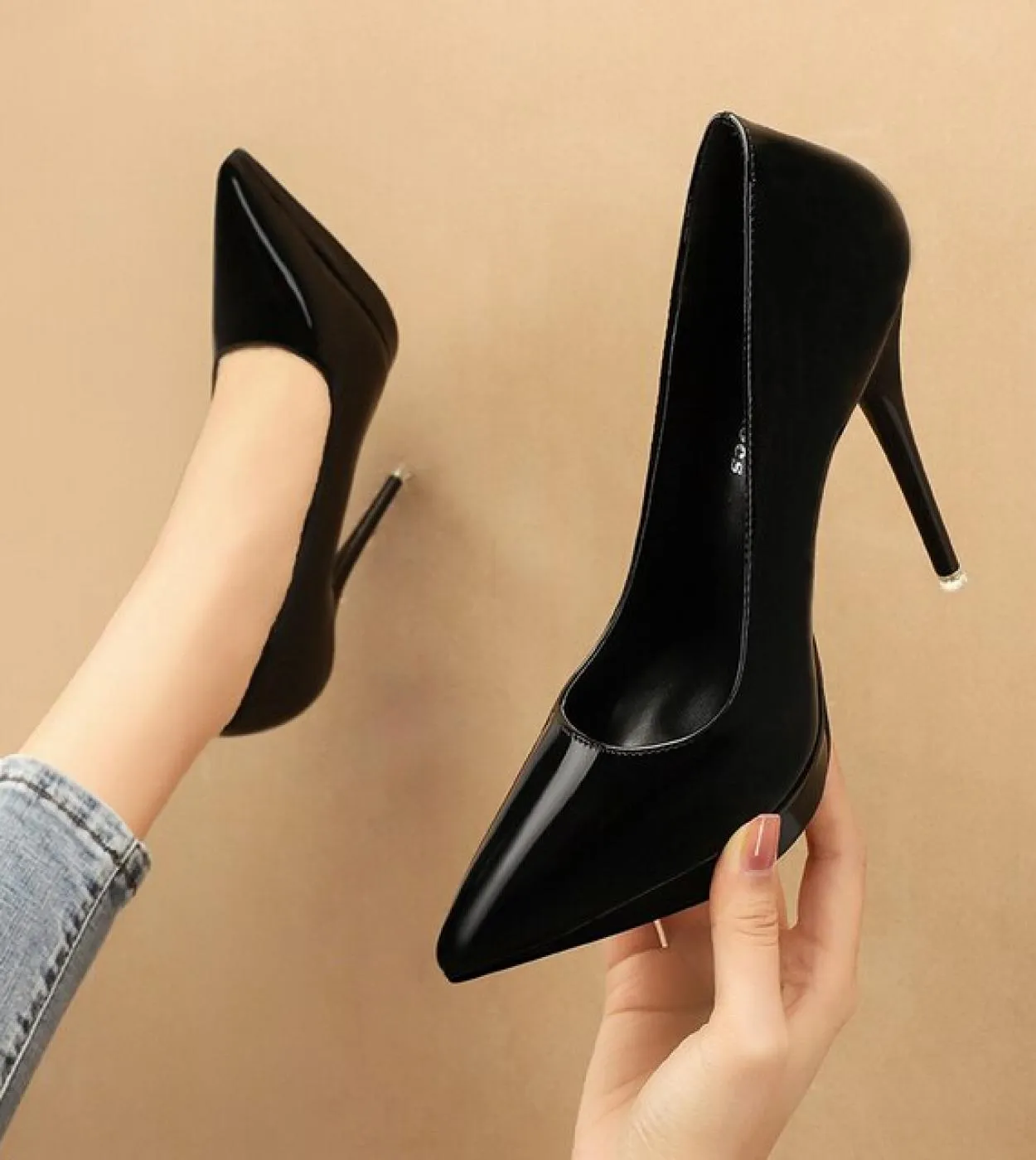 Donne 115 cm Tacchi Alti Décolleté Lady Scarpe A Punta Tacones Tacchi Prom Pompe Scarpe Escarpins Femminili Scarpe Con Plateau N