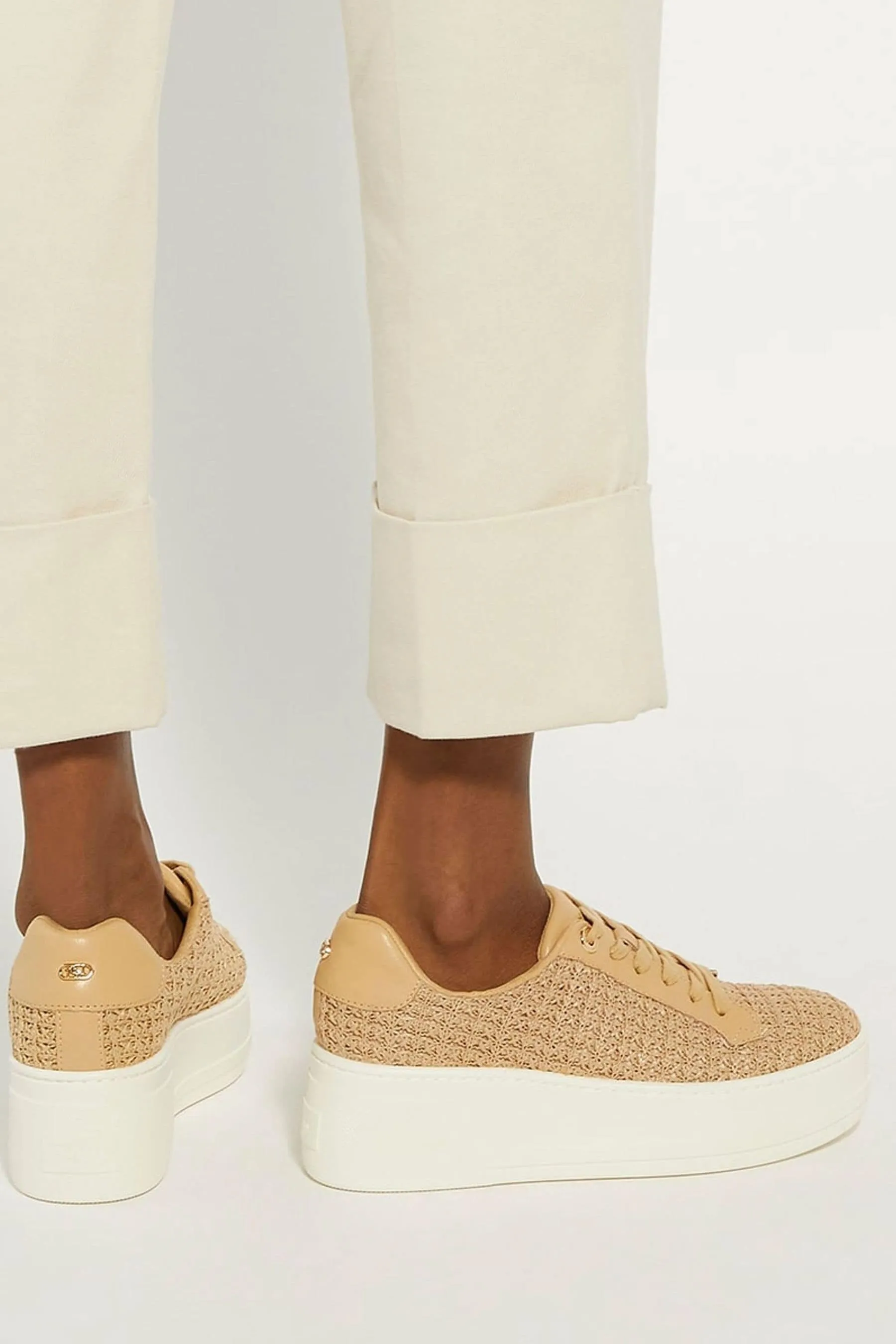 Dune London - Episode - Scarpe da ginnastica in pelle con plateau