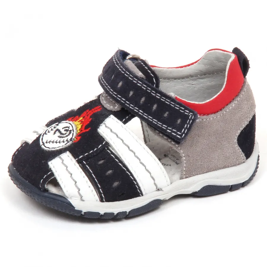 E6678 sandalo bimbo blu/grey NERO GIARDINI JUNIOR scarpe shoe baby boy