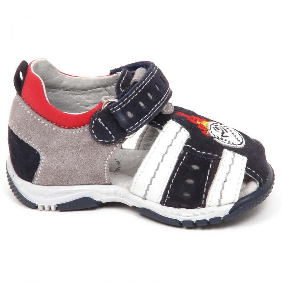E6678 sandalo bimbo blu/grey NERO GIARDINI JUNIOR scarpe shoe baby boy