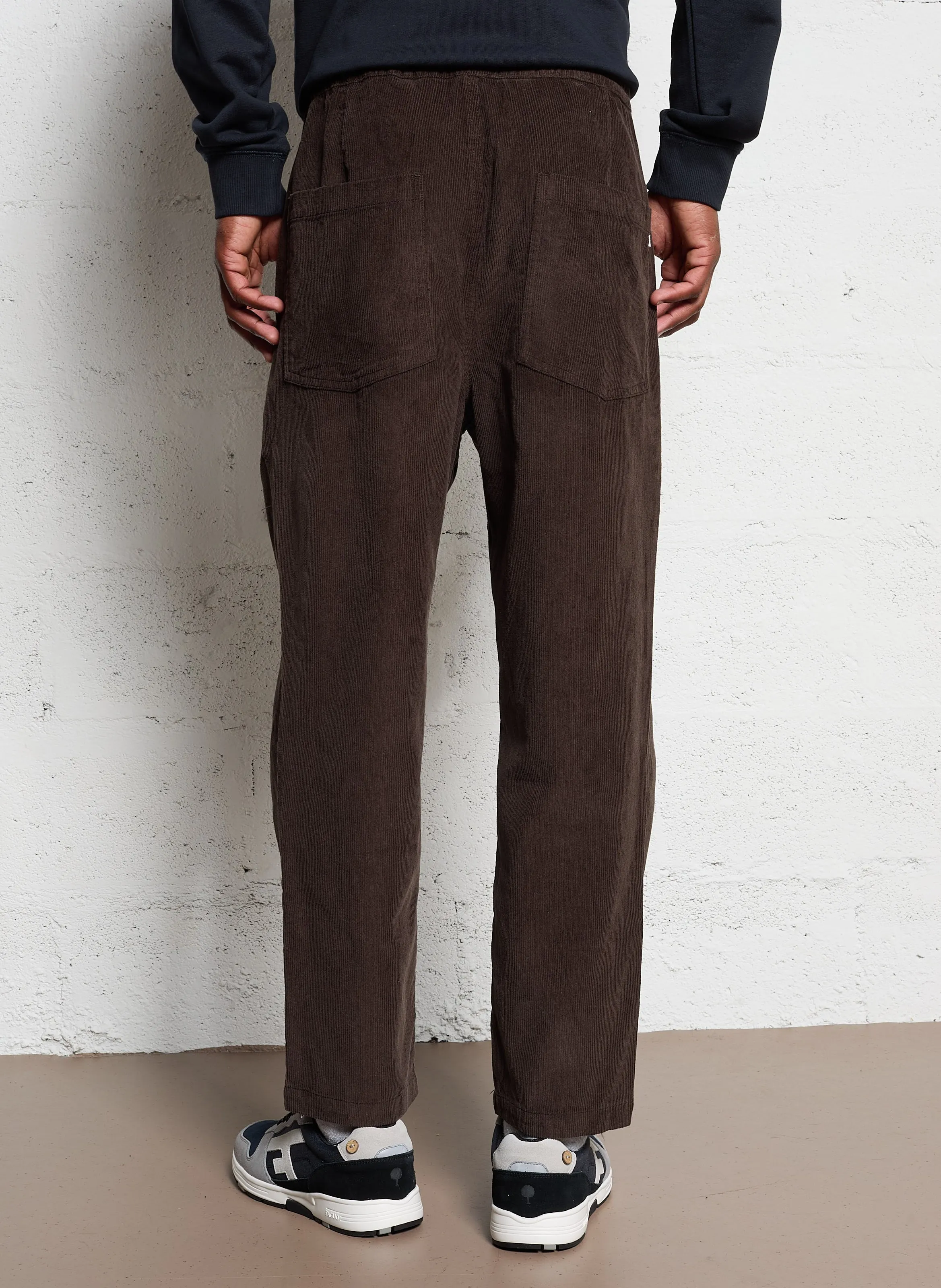  FARAH   HAWTIN - Pantalone dritto in cotone | Marrone